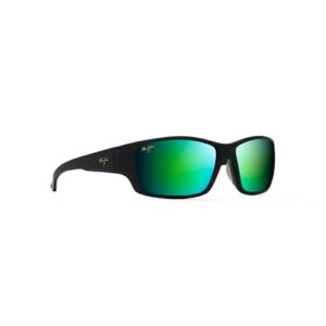 Maui Jim Soft Black Green Grey Local Kine Sunglasses MauiGreen Lens