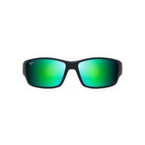 Maui Jim Soft Black Green Grey Local Kine Sunglasses MauiGreen Lens Eyewear