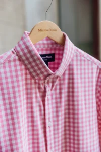 Mizzen + Main Long Sleeve Monaco Shirt Rose Madison Check For Men