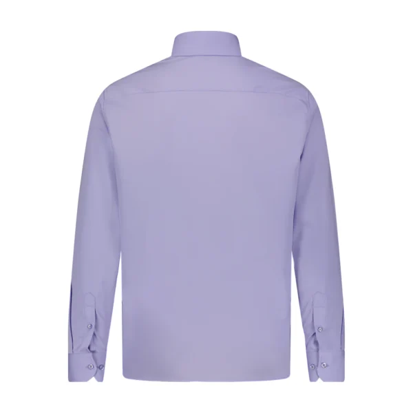 American Heritage Bamboo Long Sleeve Solid Lilac Signature Stag