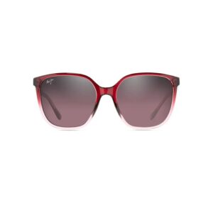 Maui Jim-Raspberry Fade Good Fun Sunglasses Maui Rose Lens Signature Stag