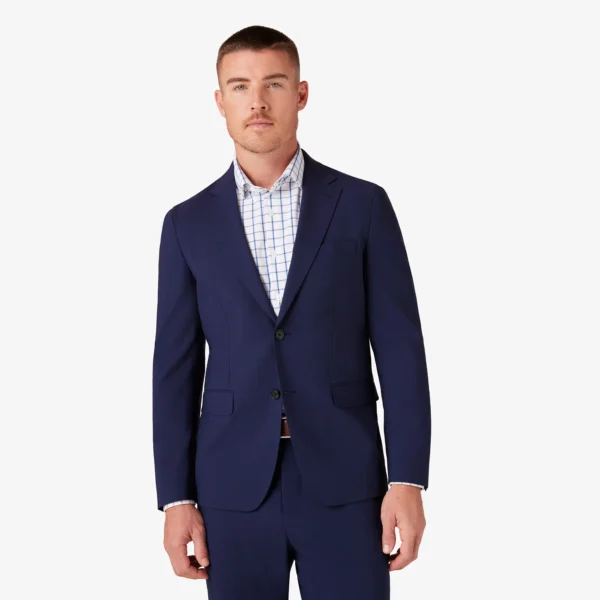 Mizzen + Main Fresco Suit Jacket Navy Lubbock TX