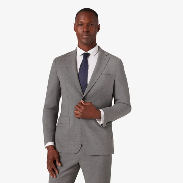 Mizzen + Main Fresco Suit Jacket Nickel Heather