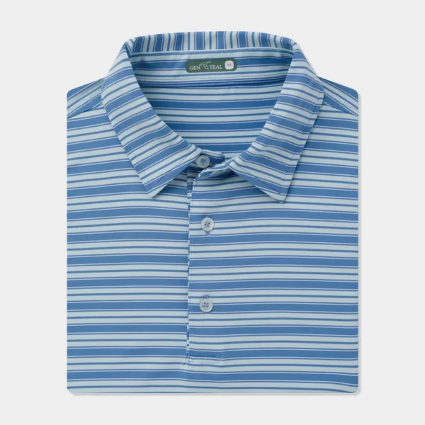 GenTeal Indigo Calabash Performance Polo