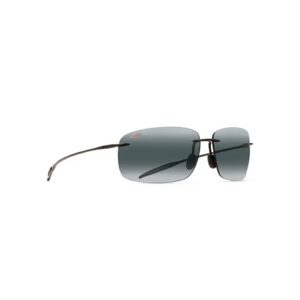 Maui Jim Gloss Black Breakwall Sunglasses Neutral Grey Lens