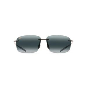 Maui Jim Gloss Black Breakwall Sunglasses Neutral Grey Lens Lubbock