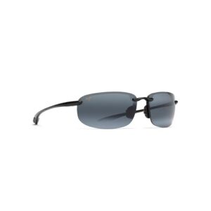 Maui Jim-Gloss Black Ho'Okipa Sunglasses Neutral Grey Lens