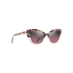Maui Jim-Pink Havana Blossom Sunglasses Maui Rose Lens