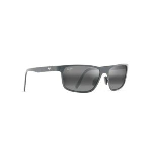 Maui Jim Satin Black Anemone Sunglasses Neutral Grey Lens