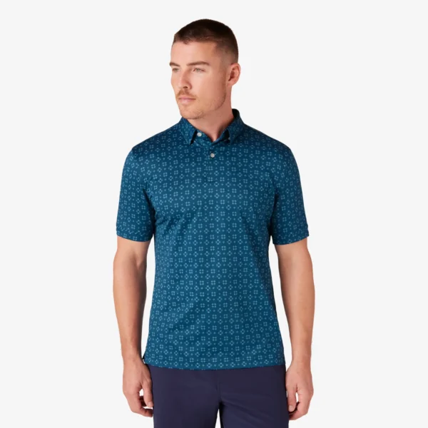 Mizzen + Main Halyard Polo Poseidon Festive Geo