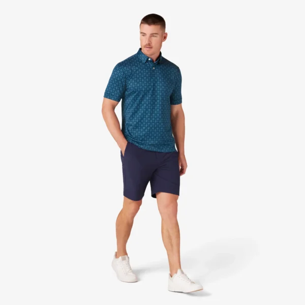 Mizzen + Main Halyard Polo Poseidon Festive Geo Lubbock