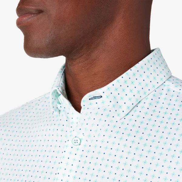 Mizzen + Main Short Sleeve Halyard Shirt Neptune Pyramid at Signature Stag