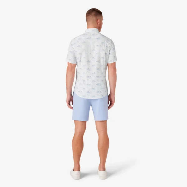 Mizzen + Main Short Sleeve Leeward Shirt White Tidal Pool Clothing Stores